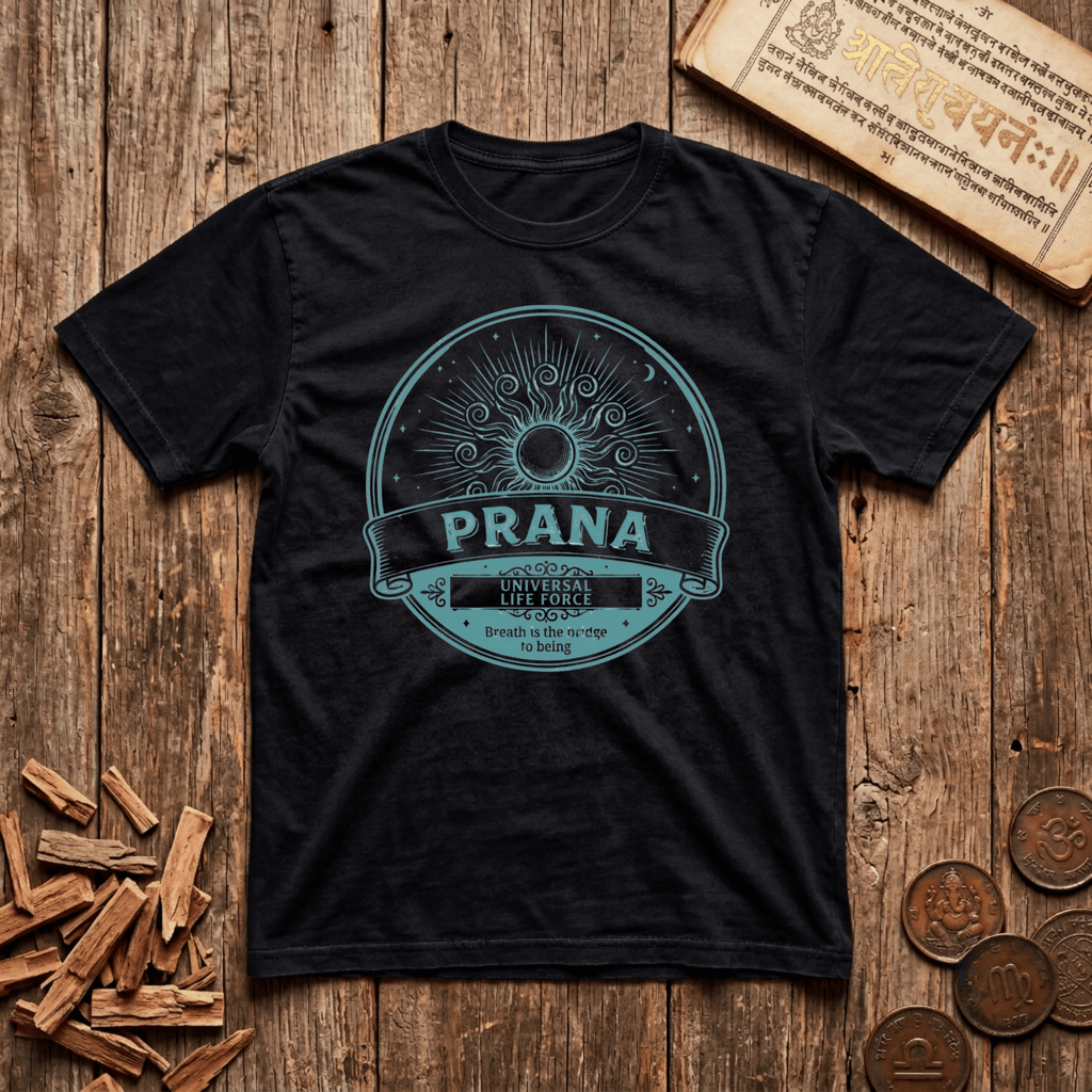 Prana - Universal Life Force - Retro Emblem - T-Shirt