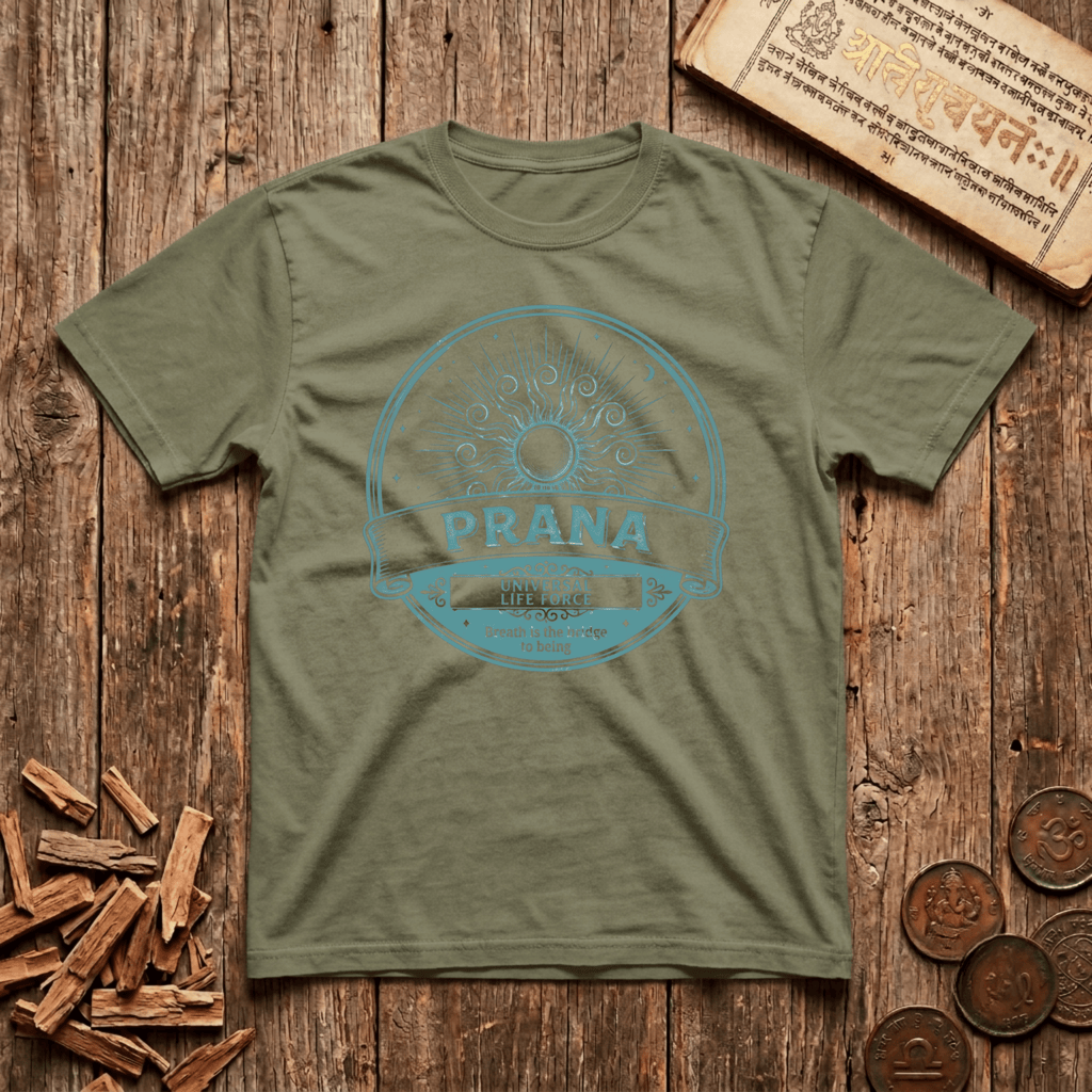 Prana - Universal Life Force - Retro Emblem - T-Shirt