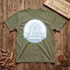 Sri Yantra - Where Geometry Meets Divine - Retro Emblem - T-Shirt