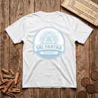 Sri Yantra - Where Geometry Meets Divine - Retro Emblem - T-Shirt