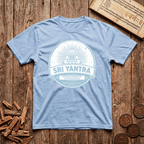 Sri Yantra - Where Geometry Meets Divine - Retro Emblem - T-Shirt