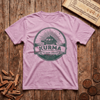 Kurma — The Divine Tortoise - Patience Carries The Weight of Worlds - Retro Emblem - T-Shirt