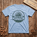 Kurma — The Divine Tortoise - Patience Carries The Weight of Worlds - Retro Emblem - T-Shirt