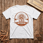 Leo - Rule With Grace - Lead With Truth - Retro Emblem - T-Shirt