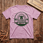 Taurus — The Bull - Steady As The Earth - Retro Emblem - T-Shirt