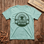 Taurus — The Bull - Steady As The Earth - Retro Emblem - T-Shirt