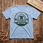 Taurus — The Bull - Steady As The Earth - Retro Emblem - T-Shirt