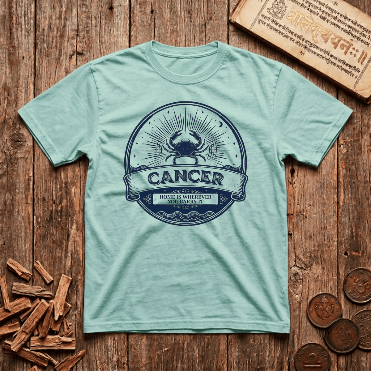 Cancer - Retro Emblem - T-Shirt