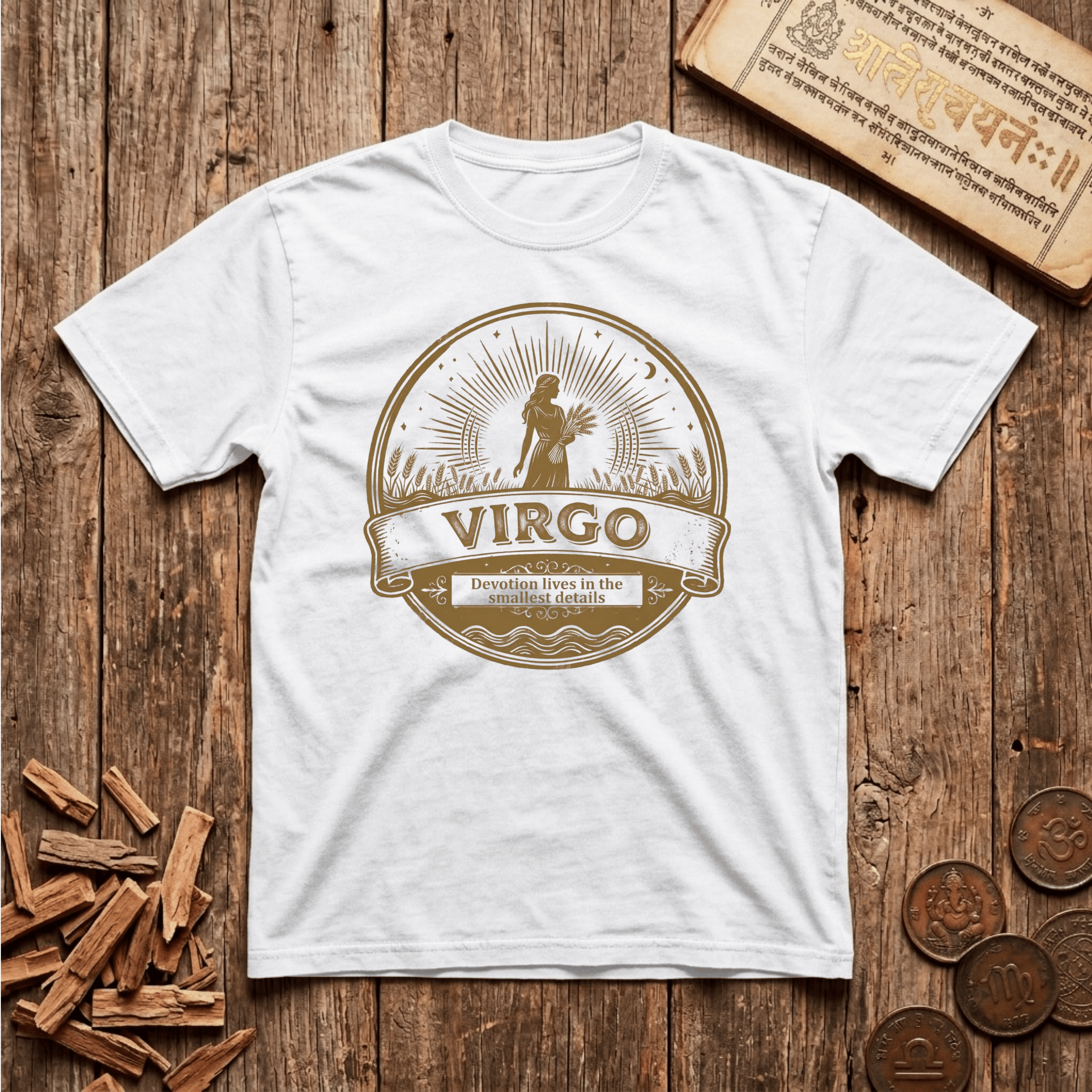 Virgo - Retro Emblem - T-Shirt