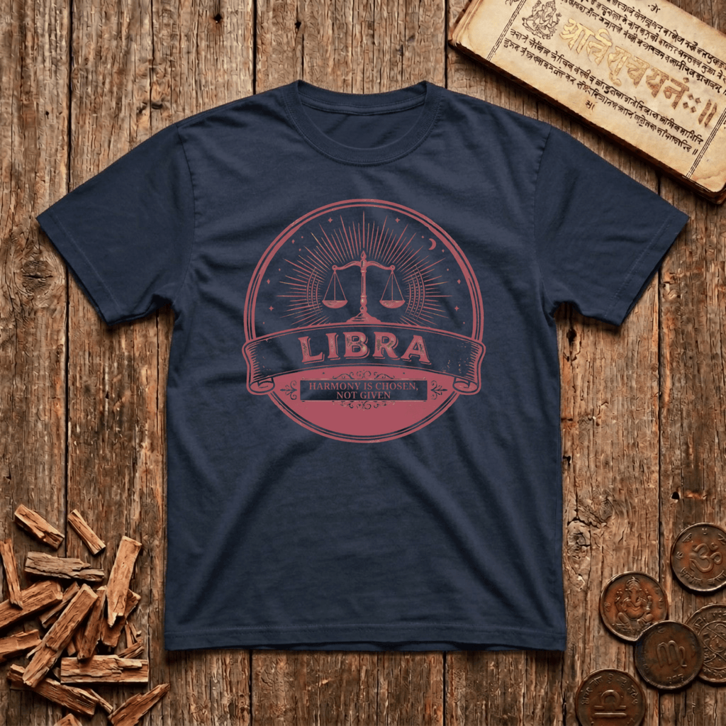 Libra - Retro Emblem - T-Shirt