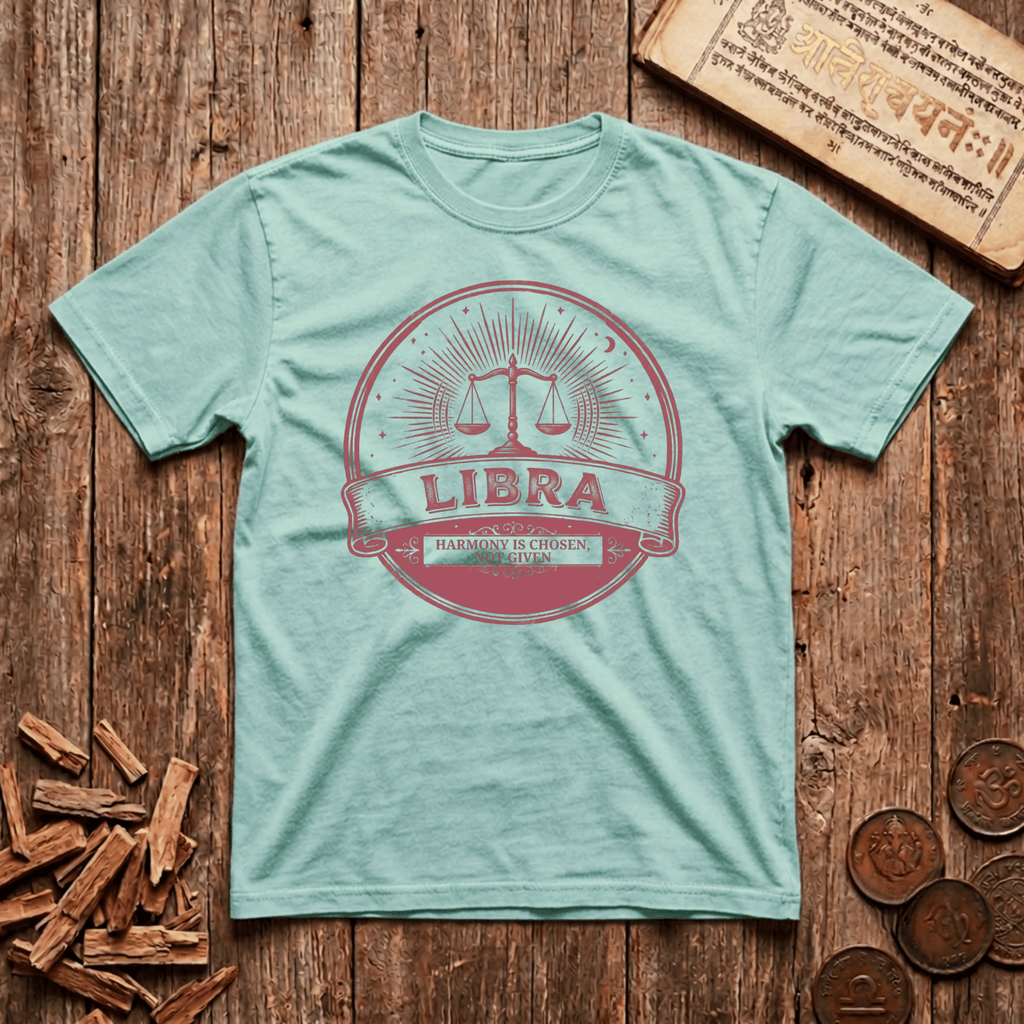 Libra - Retro Emblem - T-Shirt