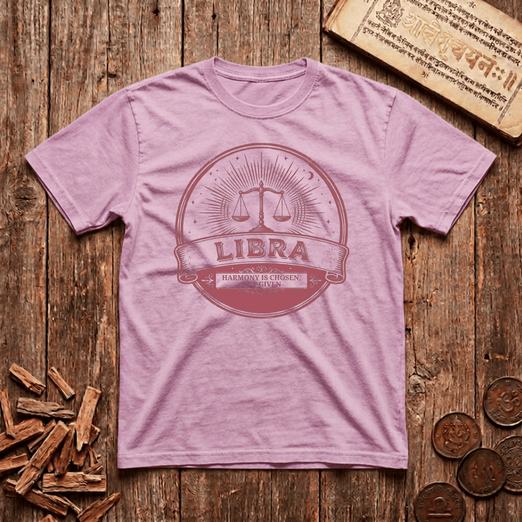 Libra - Retro Emblem - T-Shirt