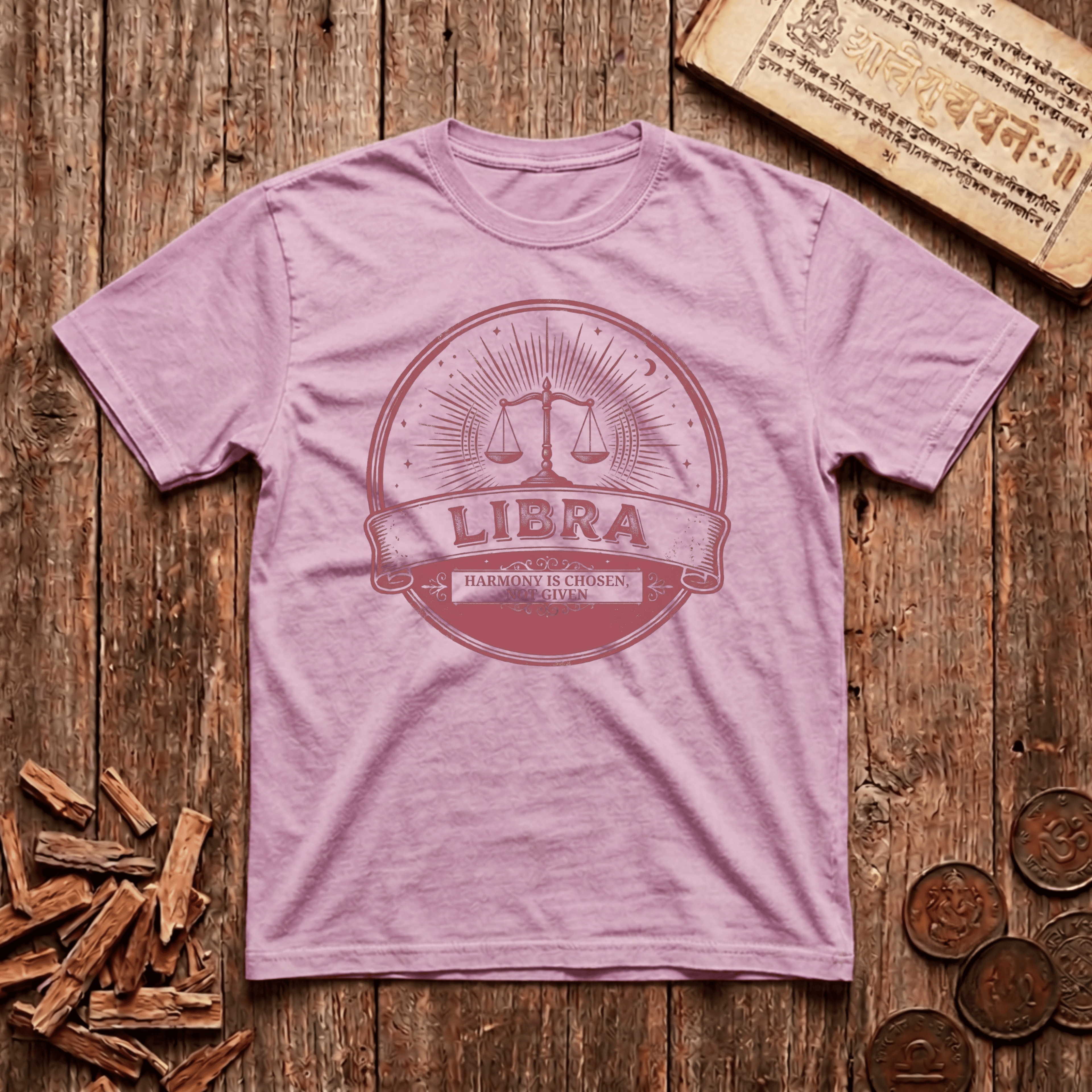 Libra - Retro Emblem - T-Shirt