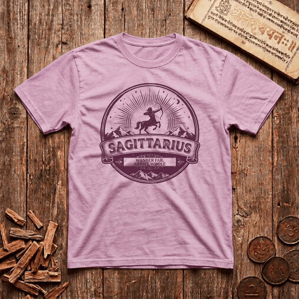 Sagittarius - Retro Emblem - T-Shirt