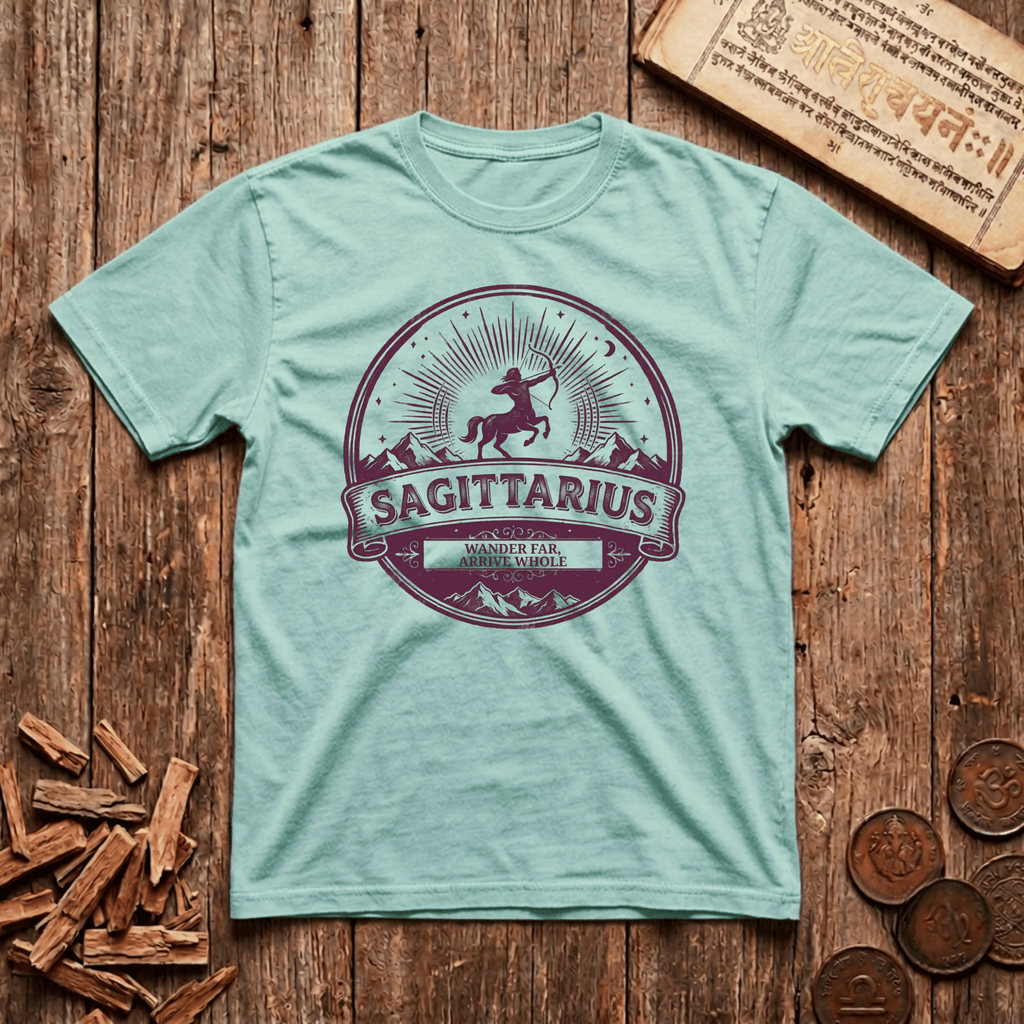 Sagittarius - Retro Emblem - T-Shirt