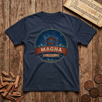 Magha - Star of Ancestral Power - Retro Emblem - T-Shirt