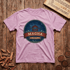 Magha - Star of Ancestral Power - Retro Emblem - T-Shirt