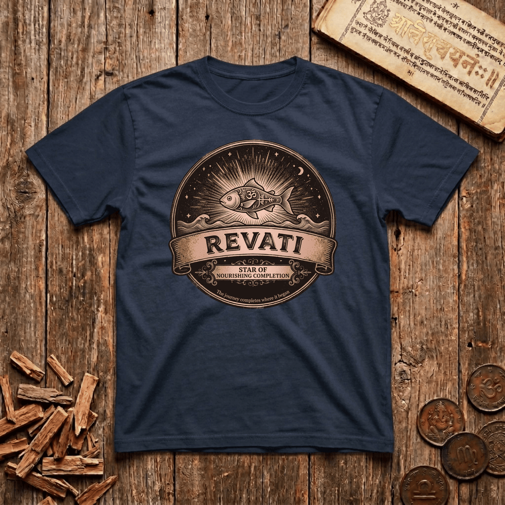 Revati - Nourishing Completion - Retro Emblem - T-Shirt
