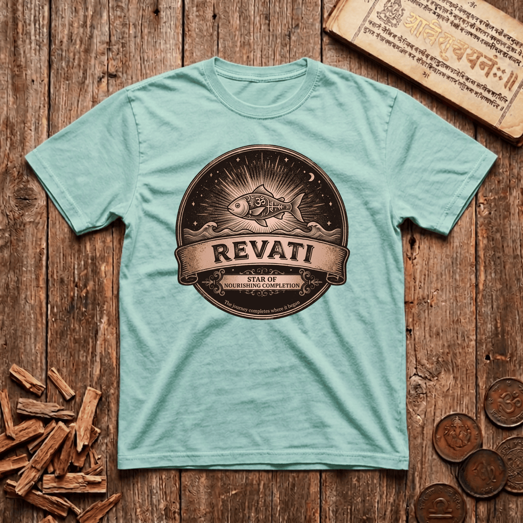 Revati - Nourishing Completion - Retro Emblem - T-Shirt