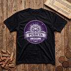 Pushya - Most Auspicious Star - Retro Emblem - T-Shirt
