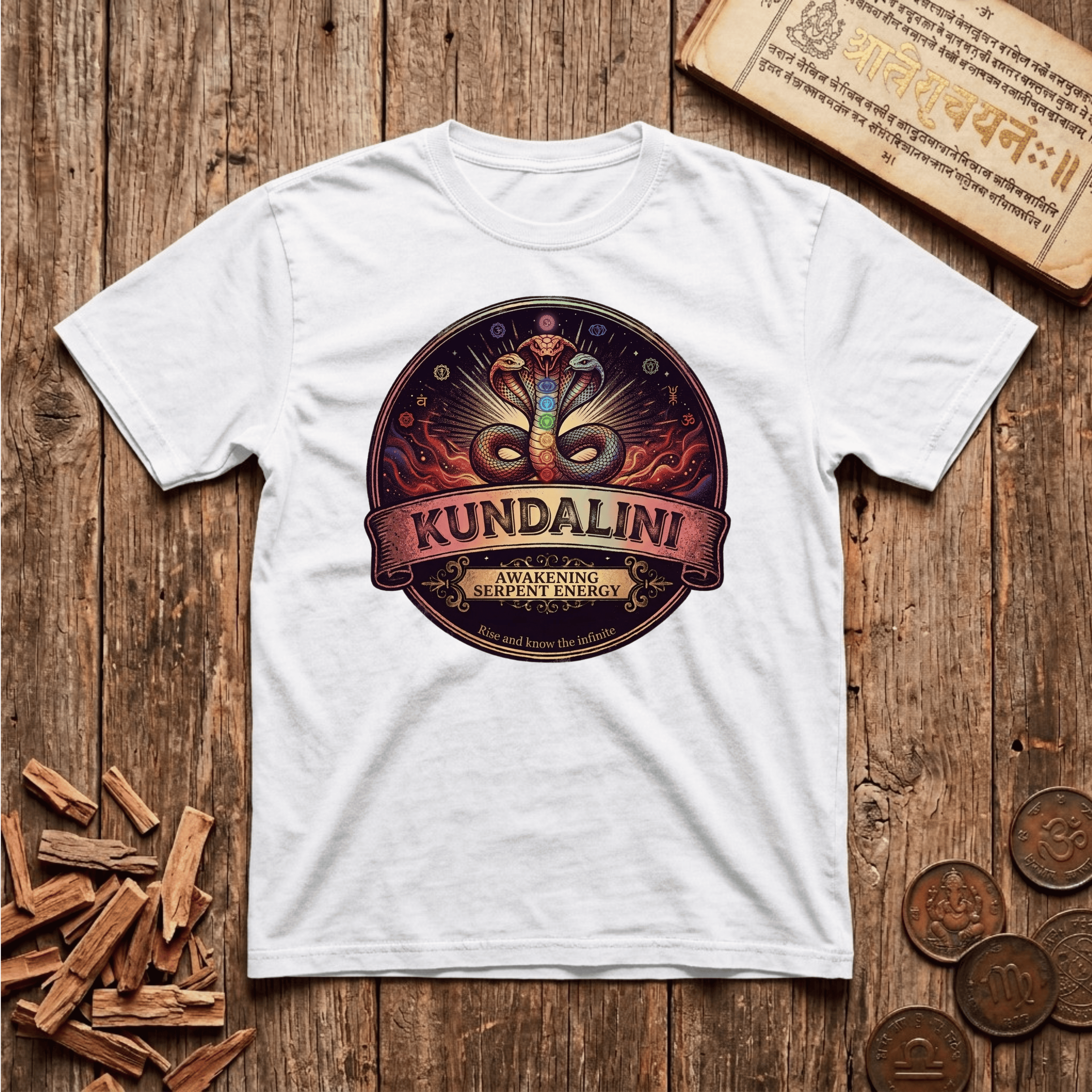 Kundalini - Rise and Know the Infinite - Retro Emblem - T-Shirt