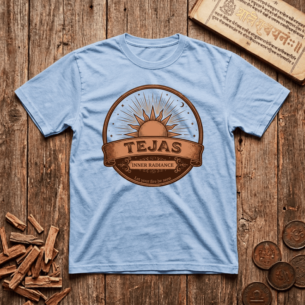 Tejas - Inner Radiance - Retro Emblem - T-Shirt