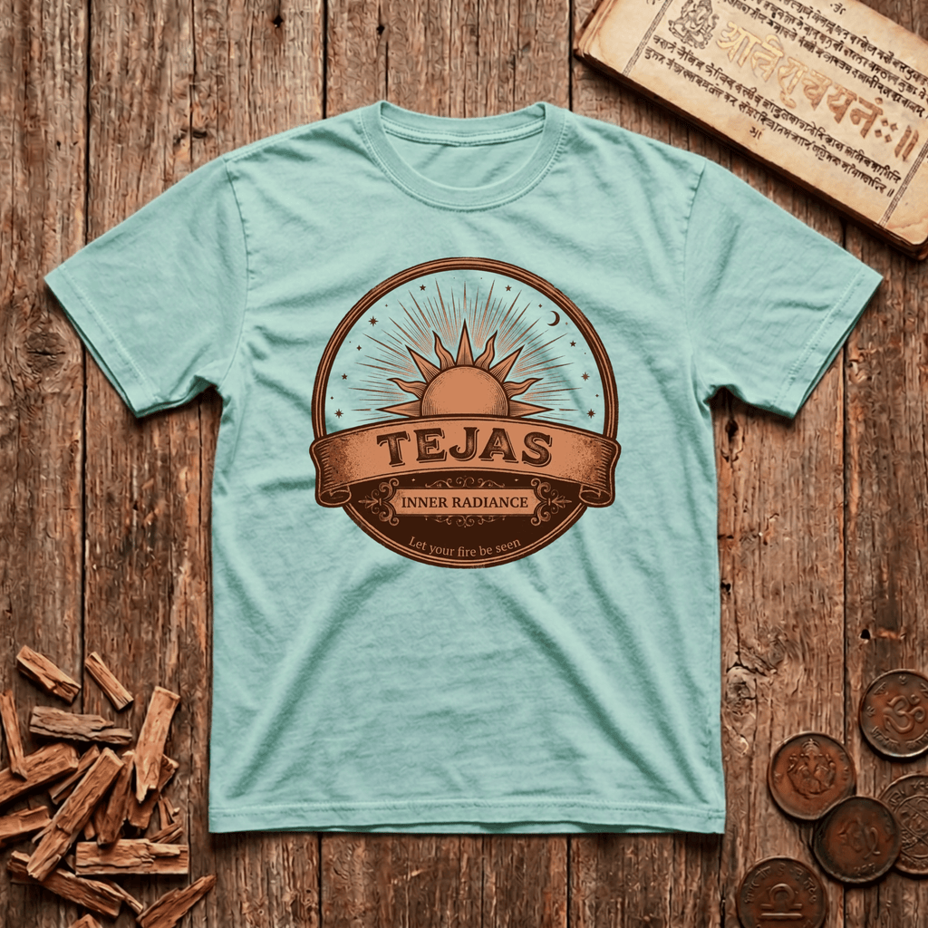 Tejas - Inner Radiance - Retro Emblem - T-Shirt