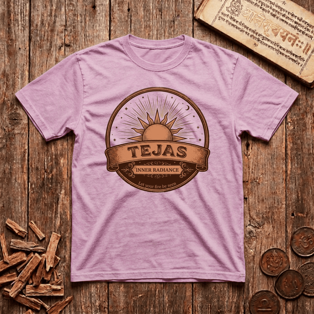 Tejas - Inner Radiance - Retro Emblem - T-Shirt