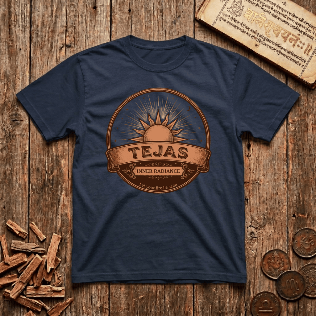 Tejas - Inner Radiance - Retro Emblem - T-Shirt