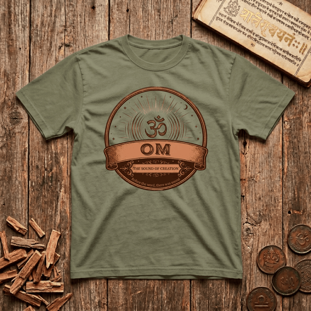 Om - Sound of Creation - Retro Emblem - T-Shirt