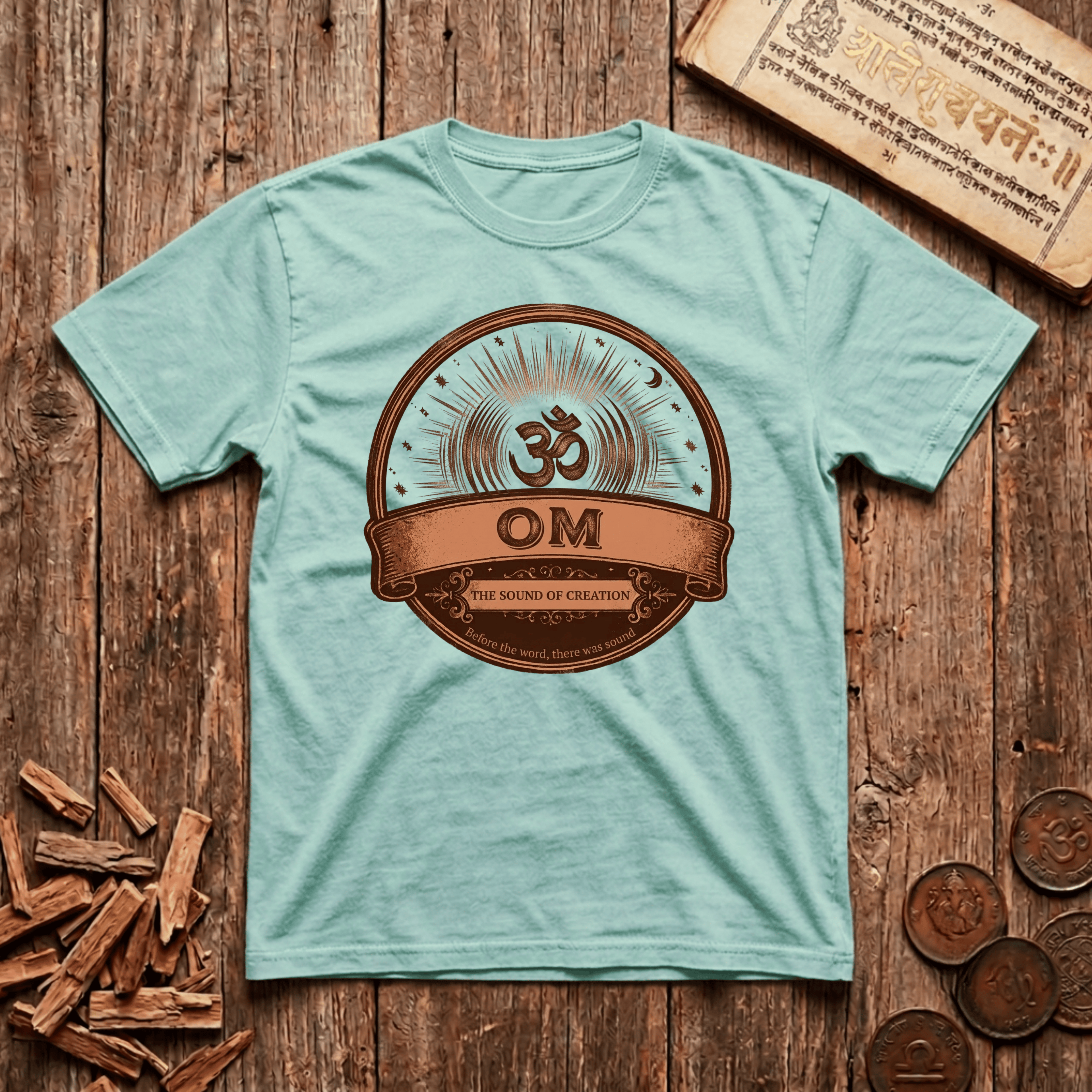 Om - Sound of Creation - Retro Emblem - T-Shirt