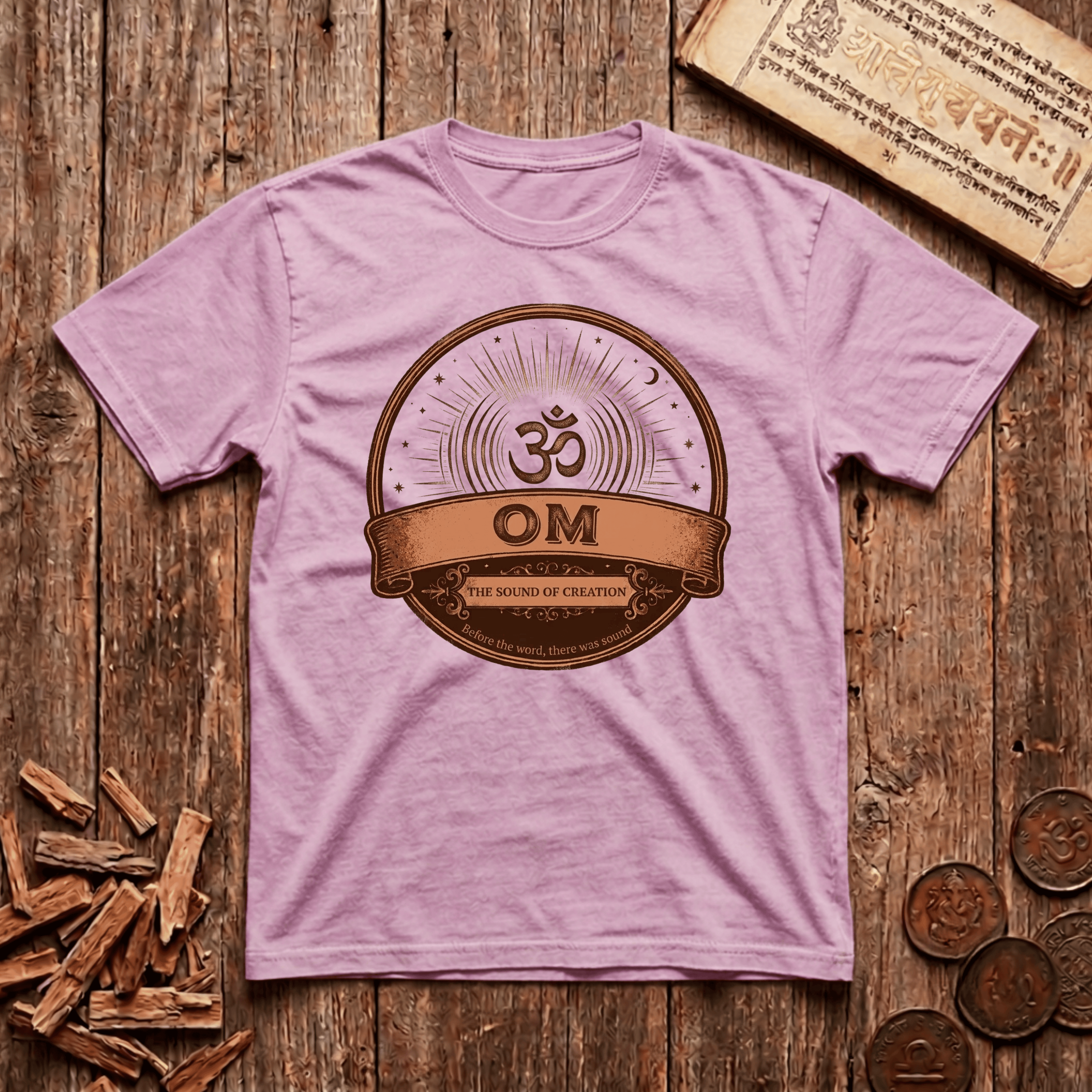 Om - Sound of Creation - Retro Emblem - T-Shirt