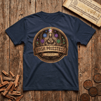 High Priestess of Sacred Geometry - Retro Emblem - T-Shirt
