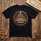 High Priestess of Sacred Geometry - Retro Emblem - T-Shirt