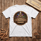 High Priestess of Sacred Geometry - Retro Emblem - T-Shirt