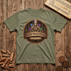 High Priestess of Sacred Geometry - Retro Emblem - T-Shirt
