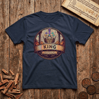 King of Sacred Geometry - Retro Emblem - T-Shirt