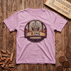 King of Sacred Geometry - Retro Emblem - T-Shirt