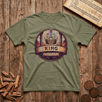 King of Sacred Geometry - Retro Emblem - T-Shirt