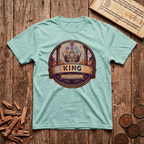 King of Sacred Geometry - Retro Emblem - T-Shirt