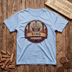 King of Sacred Geometry - Retro Emblem - T-Shirt