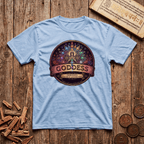 Goddess of Sacred Geometry - Retro Emblem - T-Shirt