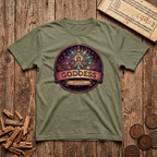 Goddess of Sacred Geometry - Retro Emblem - T-Shirt