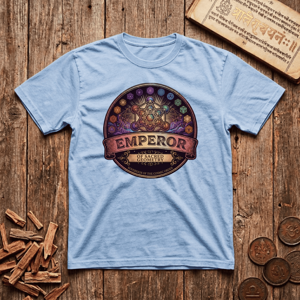 Emperor of Sacred Geometry - Retro Emblem - T-Shirt