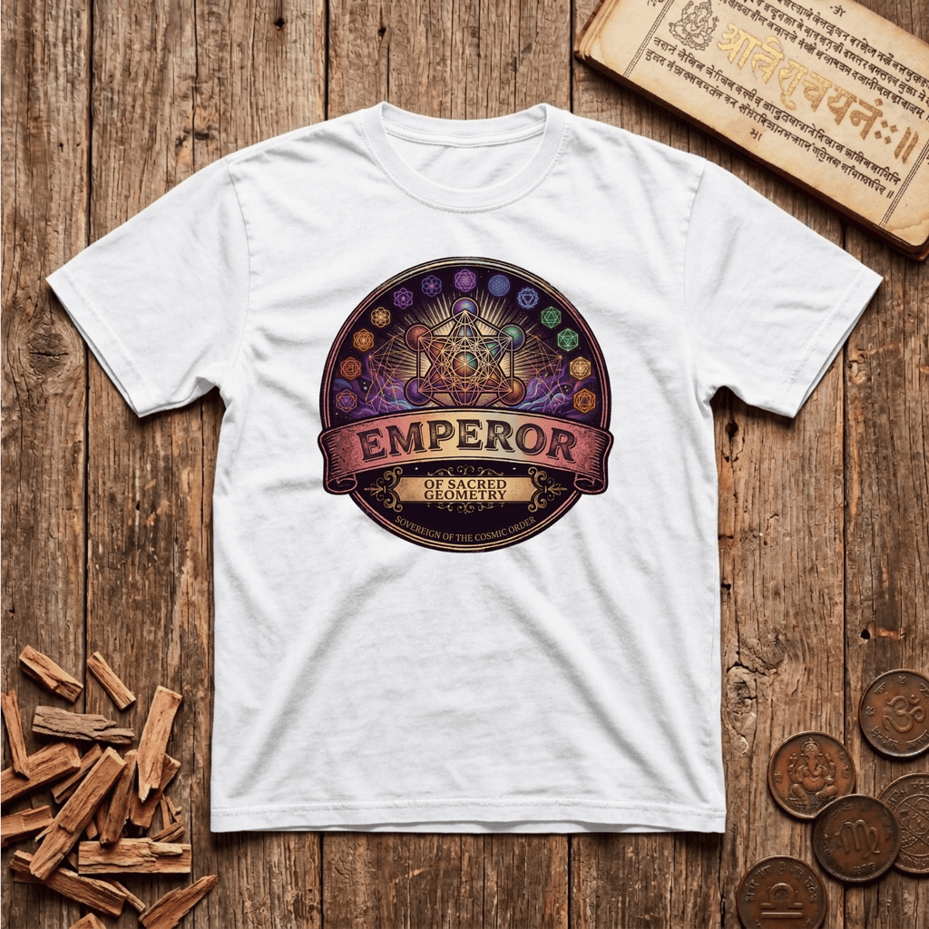 Emperor of Sacred Geometry - Retro Emblem - T-Shirt
