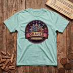 Oracle of Sacred Geometry - Retro Emblem - T-Shirt