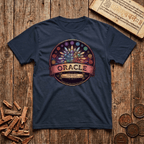 Oracle of Sacred Geometry - Retro Emblem - T-Shirt