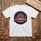 Oracle of Sacred Geometry - Retro Emblem - T-Shirt