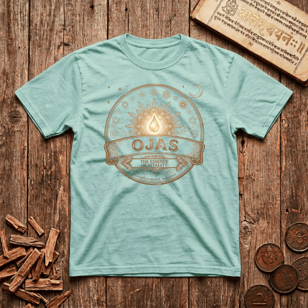 Ojas — Vital Essence - Retro Emblem - T-Shirt