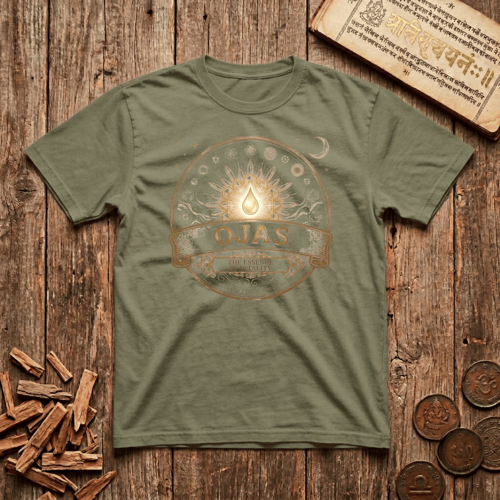 Ojas — Vital Essence - Retro Emblem - T-Shirt